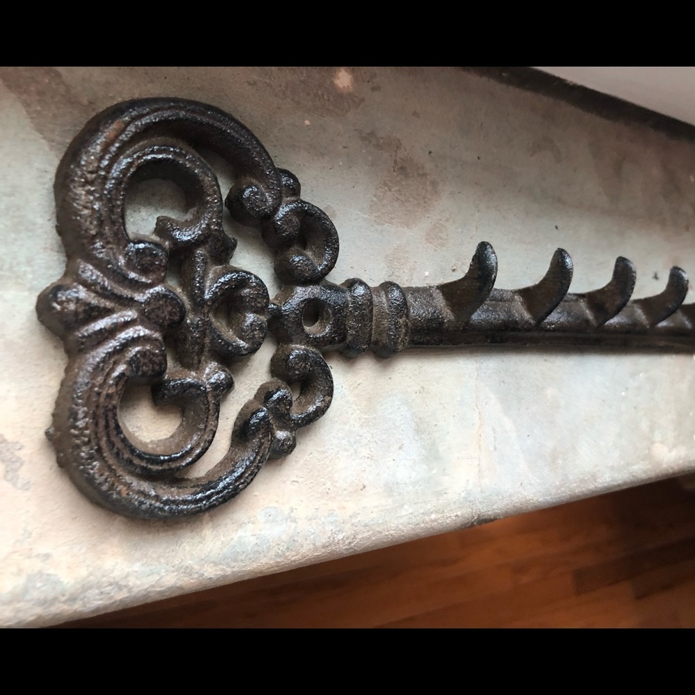 Cast Iron English Key Wall Hook